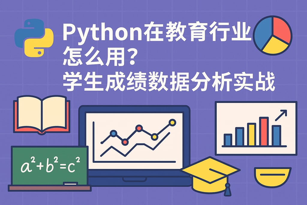 Python在教育行业怎么用？学生成绩数据分析实战