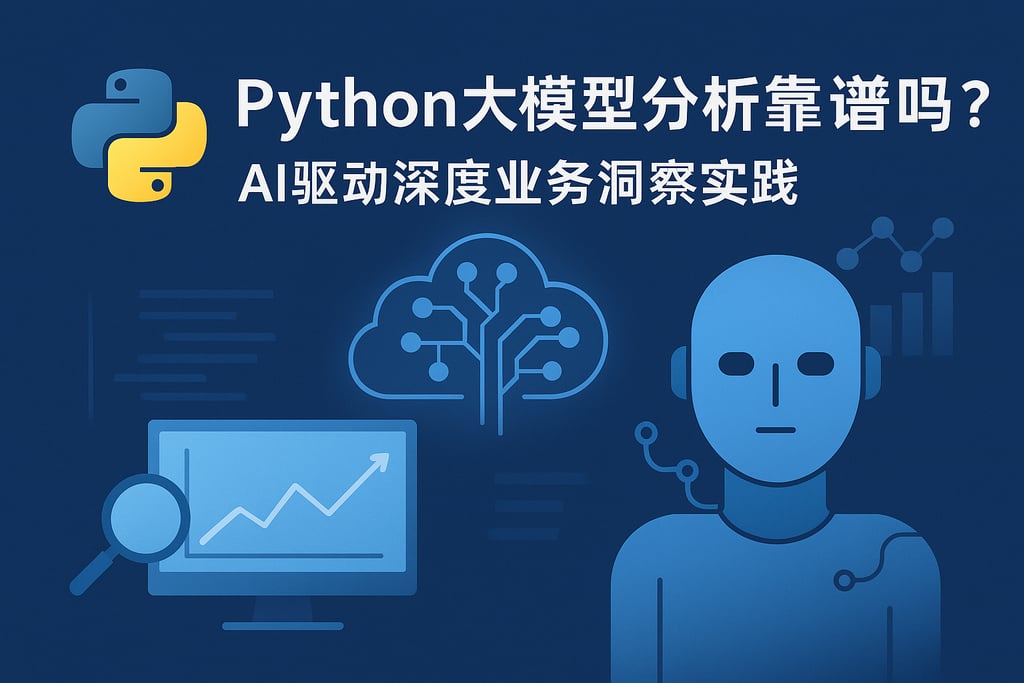 Python大模型分析靠谱吗？AI驱动深度业务洞察实践
