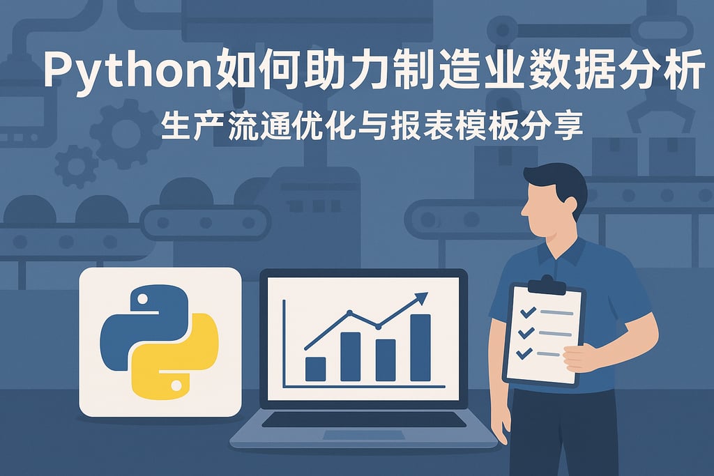 Python如何助力制造业数据分析？生产流程优化与报表模板分享