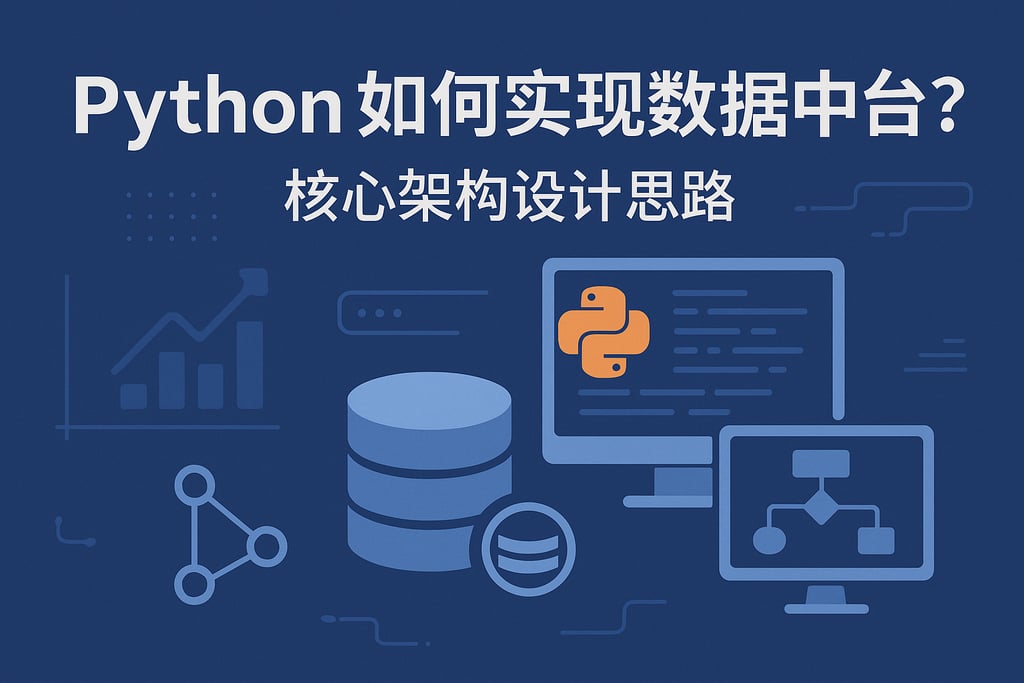 Python如何实现数据中台？核心架构设计思路
