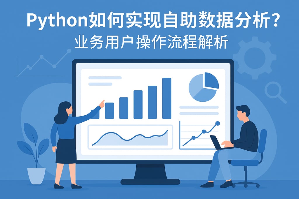 Python如何实现自助数据分析？业务用户操作流程解析