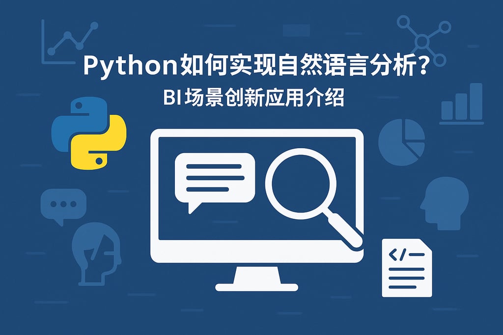 Python如何实现自然语言分析？BI场景创新应用介绍