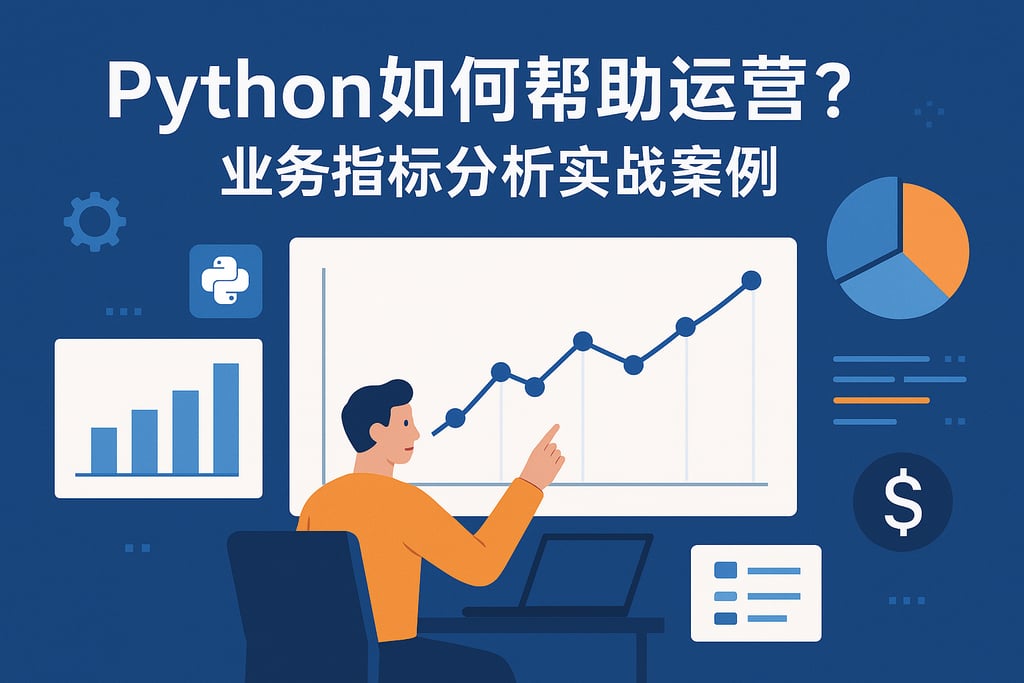 Python如何帮助运营？业务指标分析实战案例