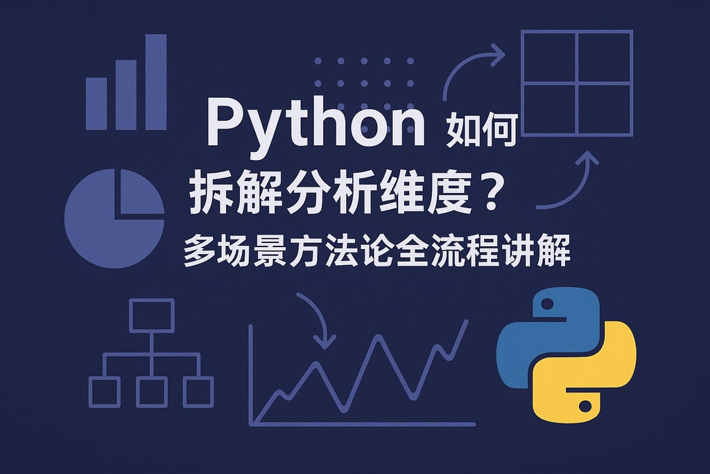Python如何拆解分析维度？多场景方法论全流程讲解