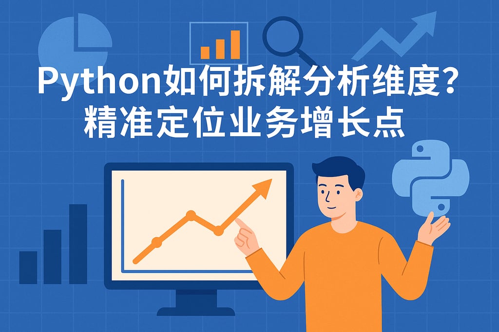 Python如何拆解分析维度？精准定位业务增长点