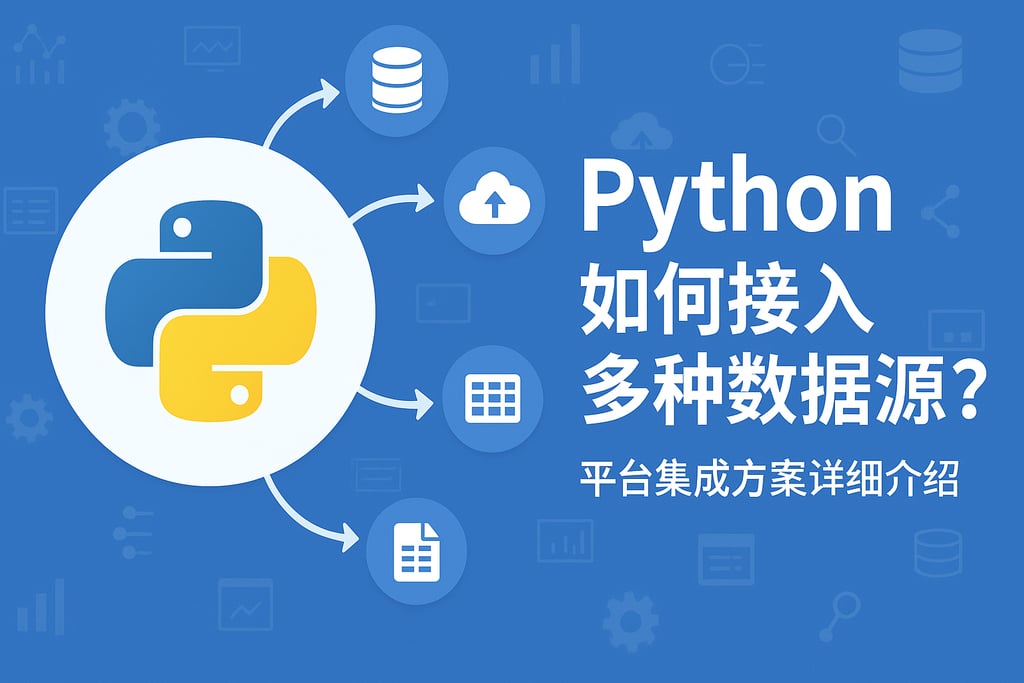 Python如何接入多种数据源？平台集成方案详细介绍