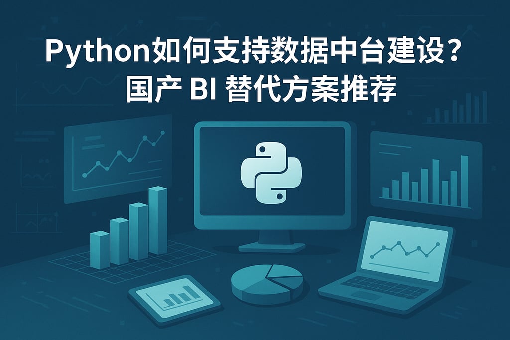 Python如何支持数据中台建设？国产BI替代方案推荐