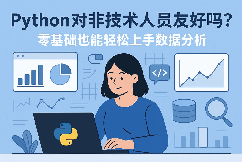Python对非技术人员友好吗？零基础也能轻松上手数据分析