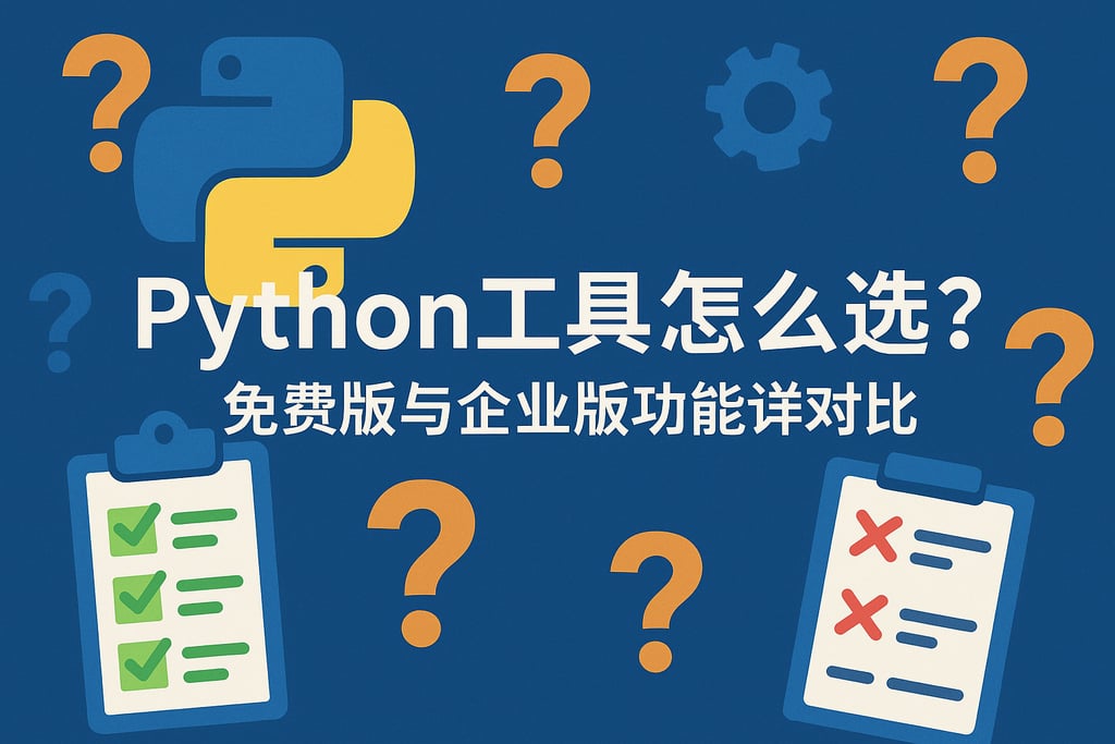 Python工具怎么选？免费版与企业版功能详对比