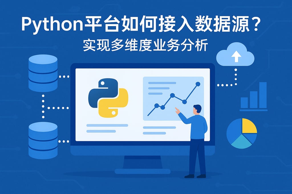Python平台如何接入数据源？实现多维度业务分析