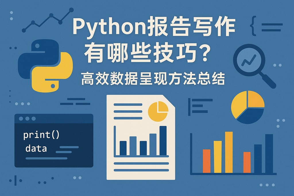 Python报告写作有哪些技巧？高效数据呈现方法总结
