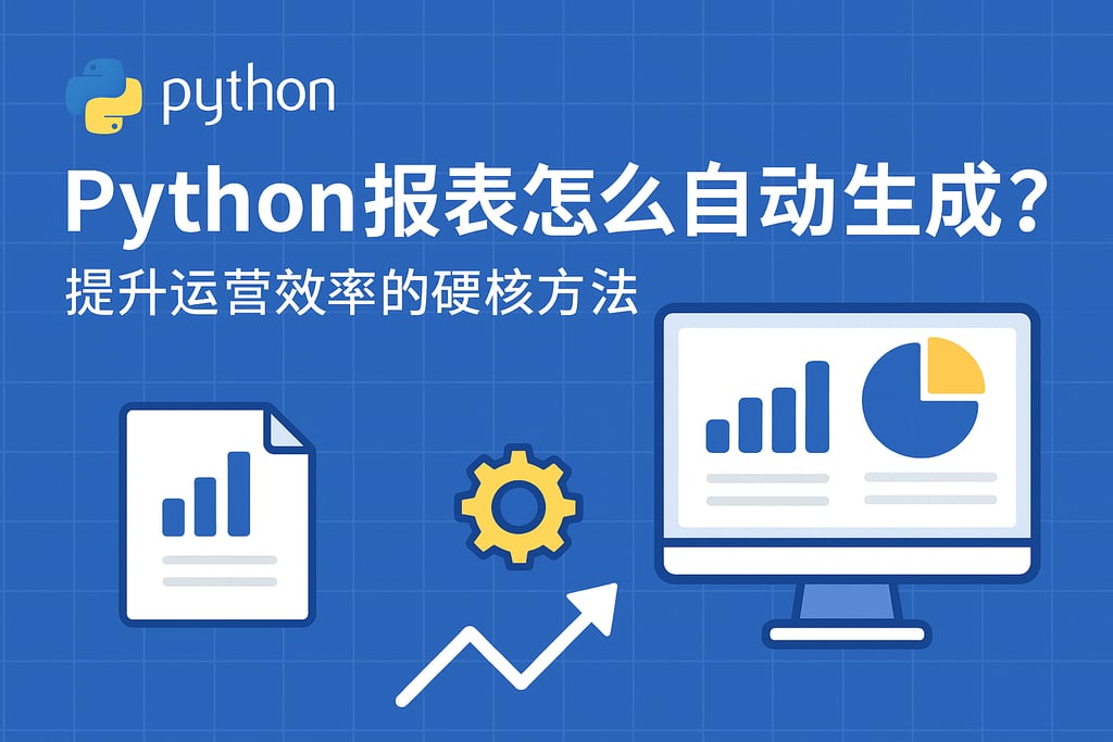Python报表怎么自动生成？提升运营效率的硬核方法