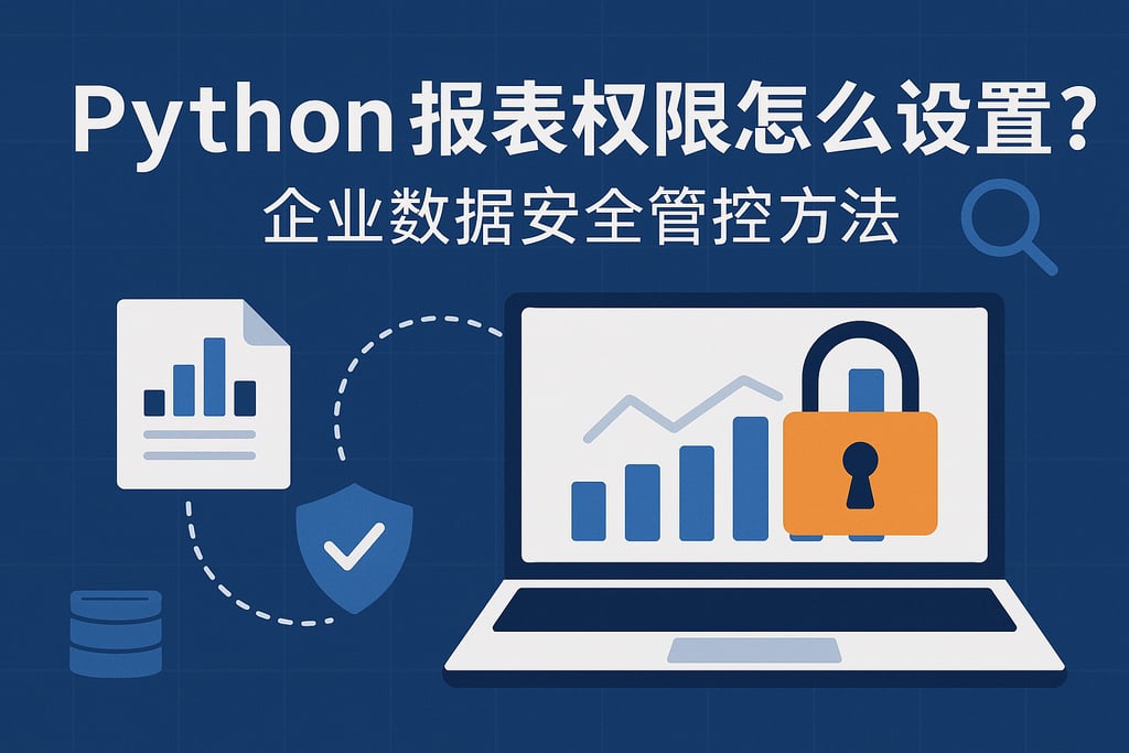 Python报表权限怎么设置？企业数据安全管控方法