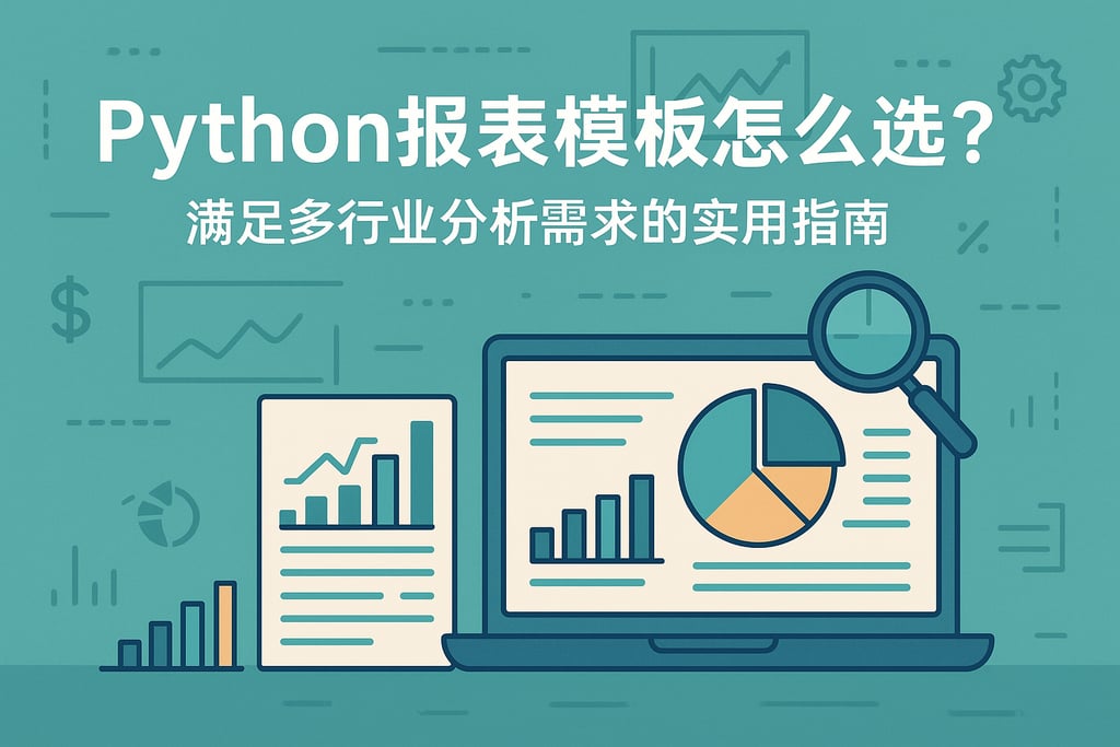 Python报表模板怎么选？满足多行业分析需求的实用指南