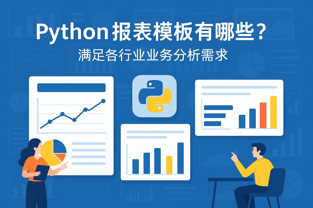 Python报表模板有哪些？满足各行业业务分析需求