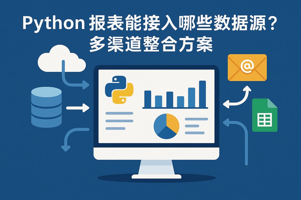 Python报表能接入哪些数据源？多渠道整合方案