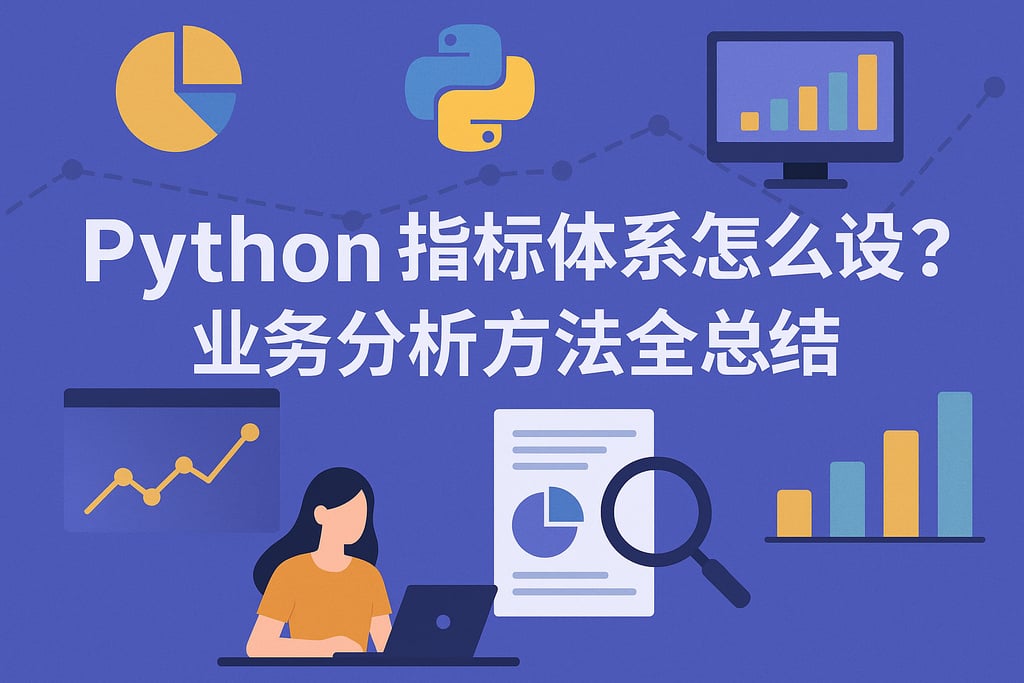 Python指标体系怎么设计？业务分析方法全总结