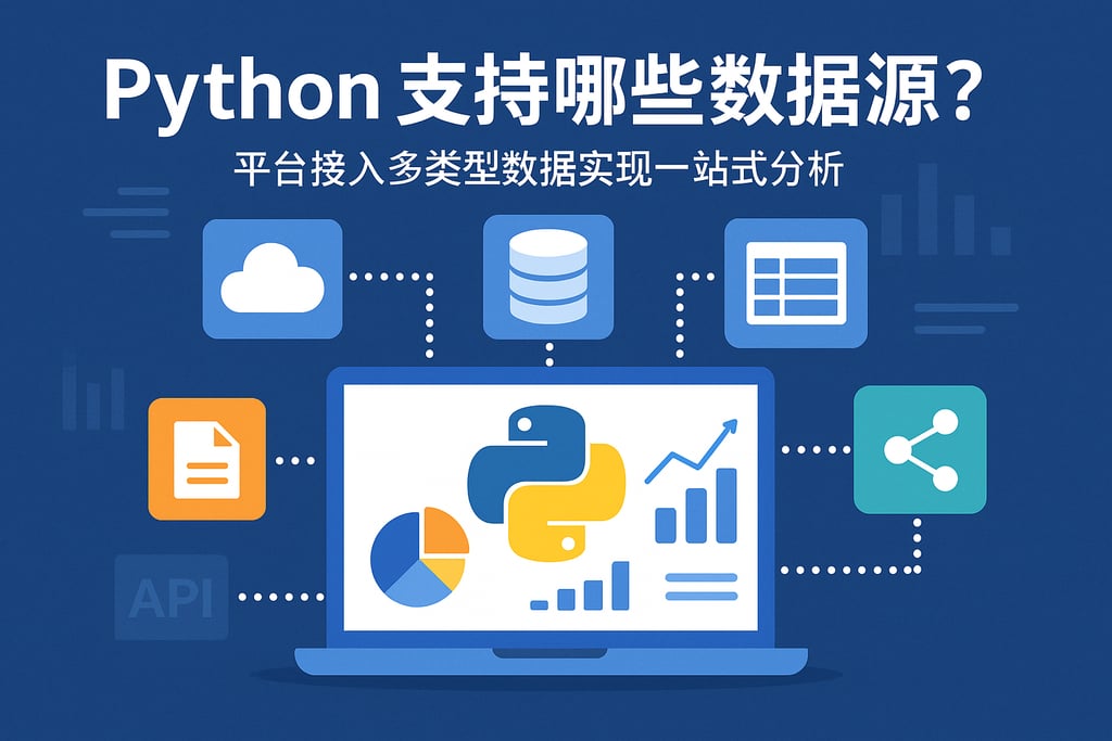 Python支持哪些数据源？平台接入多类型数据实现一站式分析