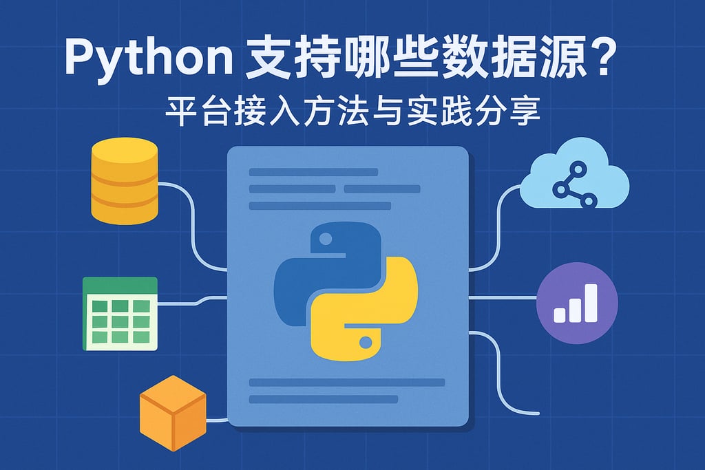 Python支持哪些数据源？平台接入方法与实践分享