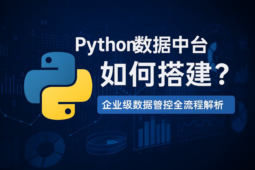 Python数据中台如何搭建？企业级数据管控全流程解析