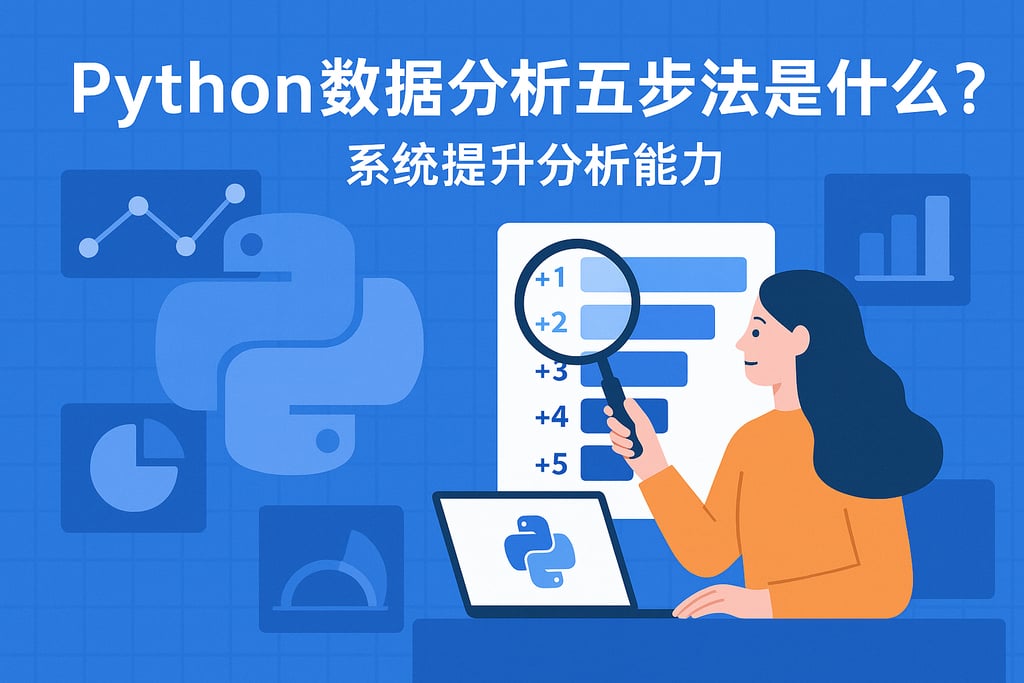 Python数据分析五步法是什么？系统提升分析能力
