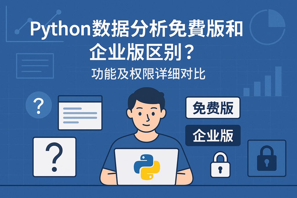 Python数据分析免费版和企业版区别？功能及权限详细对比