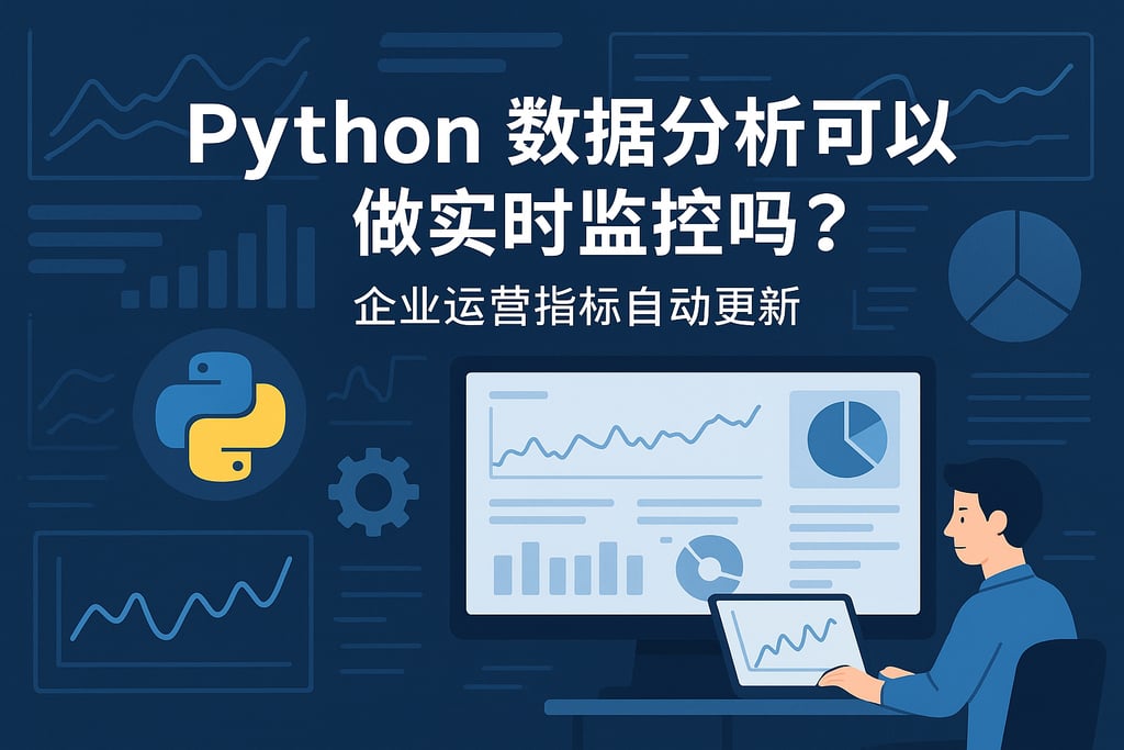 Python数据分析可以做实时监控吗？企业运营指标自动更新
