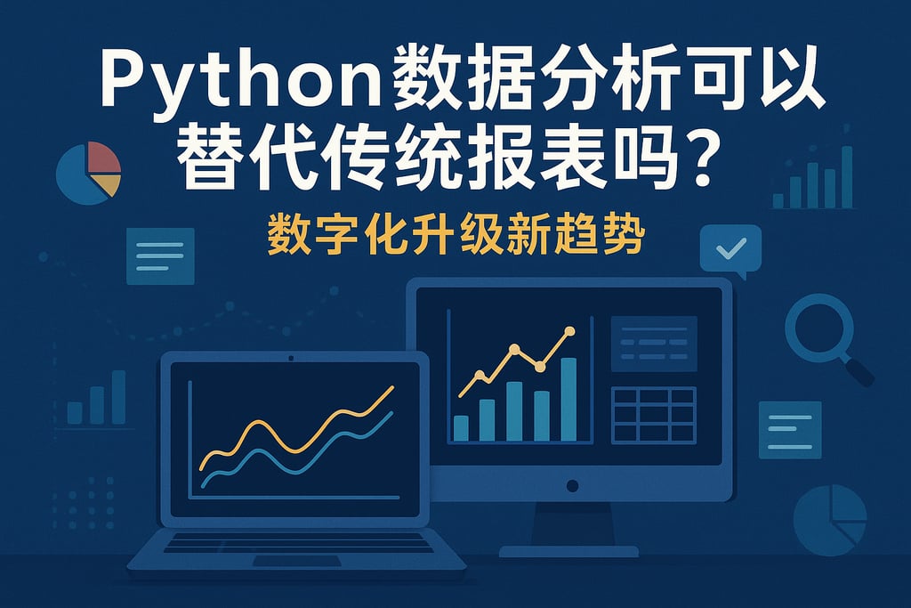 Python数据分析可以替代传统报表吗？数字化升级新趋势