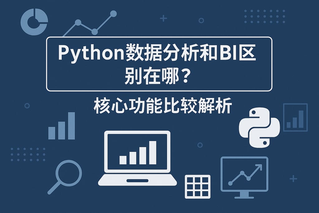Python数据分析和BI区别在哪？核心功能比较解析
