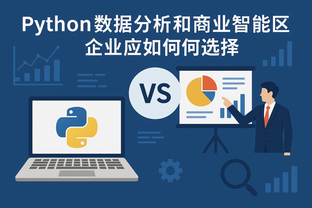 Python数据分析和商业智能区别？企业应如何选择