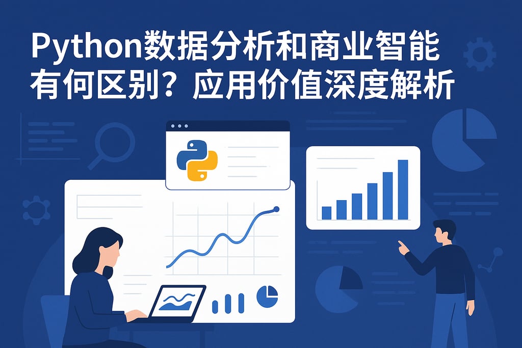 Python数据分析和商业智能有何区别？应用价值深度解析