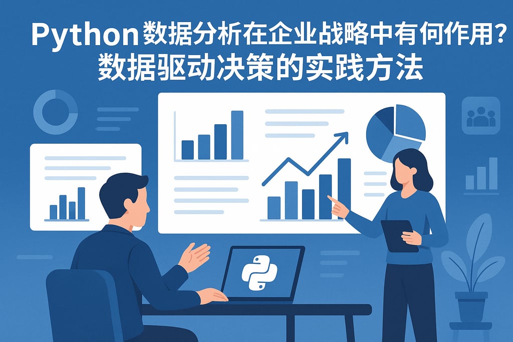Python数据分析在企业战略中有何作用？数据驱动决策的实践方法