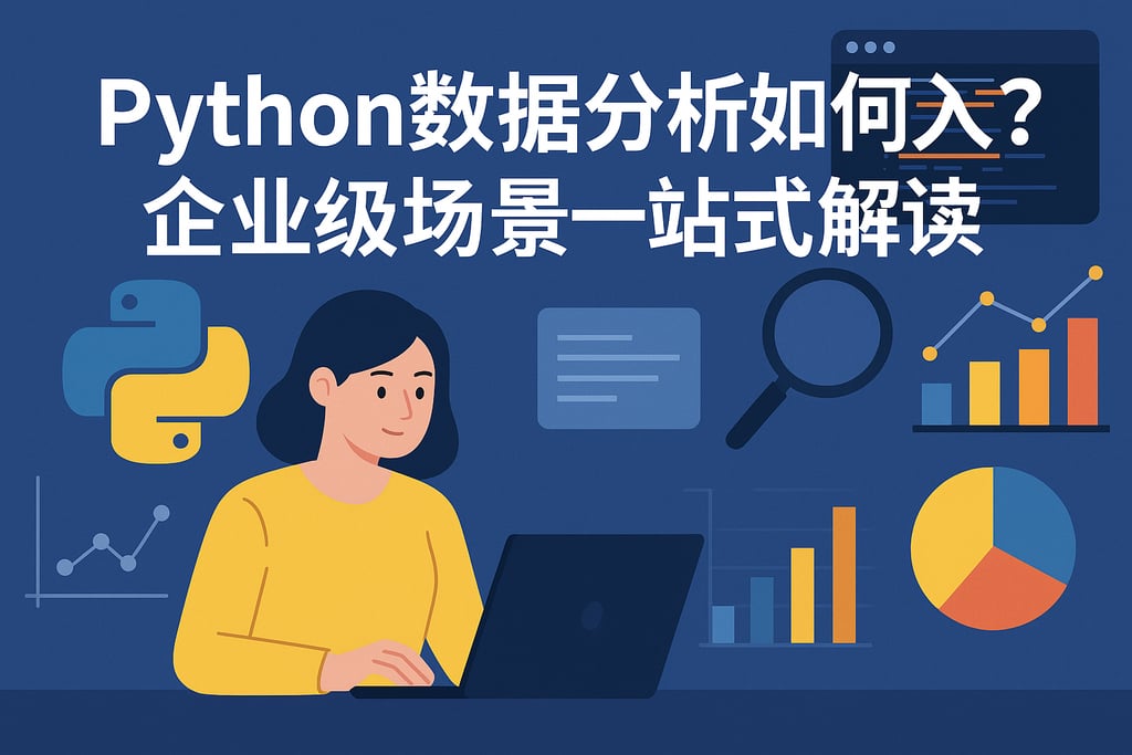 Python数据分析如何入门？企业级场景一站式解读
