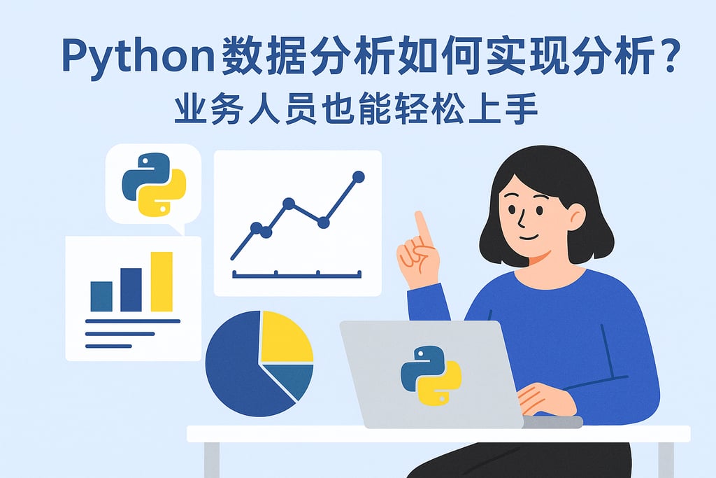 Python数据分析如何实现自助分析？业务人员也能轻松上手