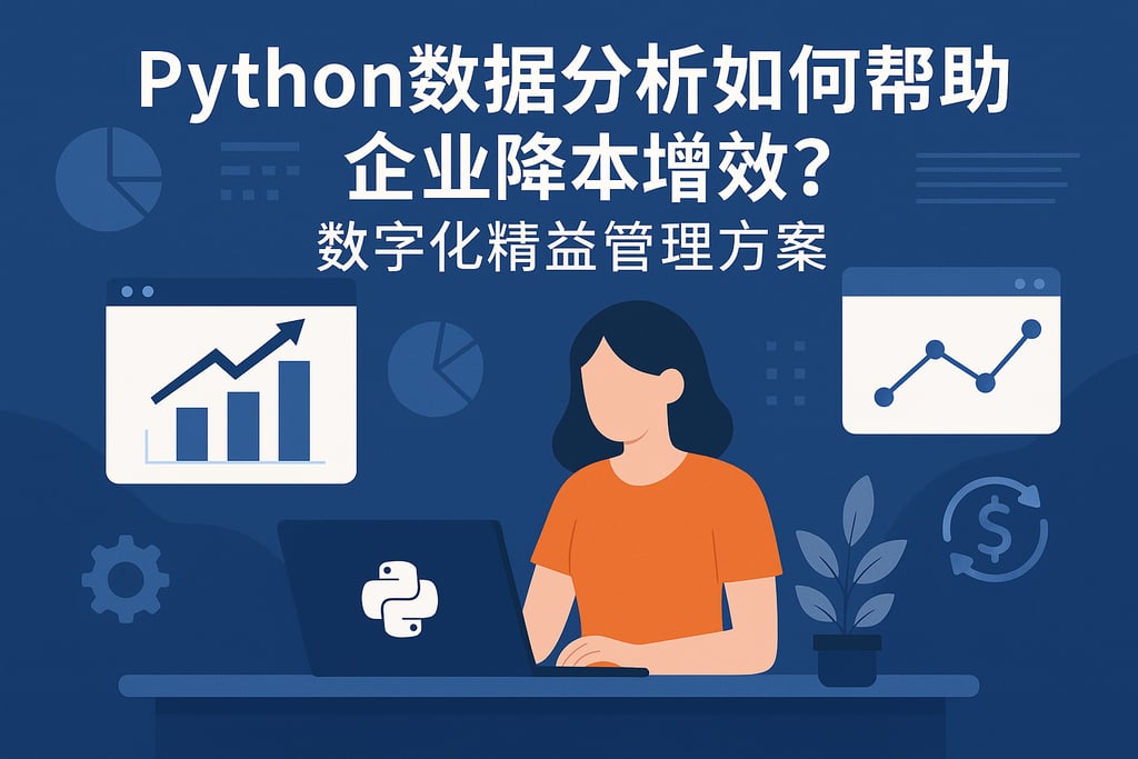 Python数据分析如何帮助企业降本增效？数字化精益管理方案