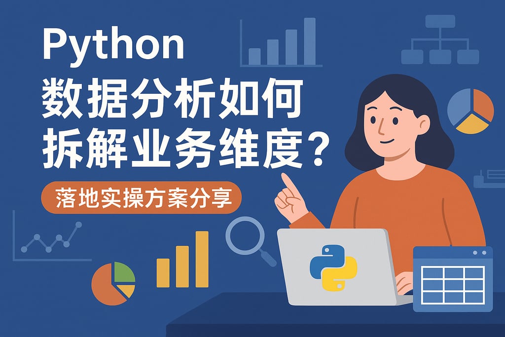 Python数据分析如何拆解业务维度？落地实操方案分享