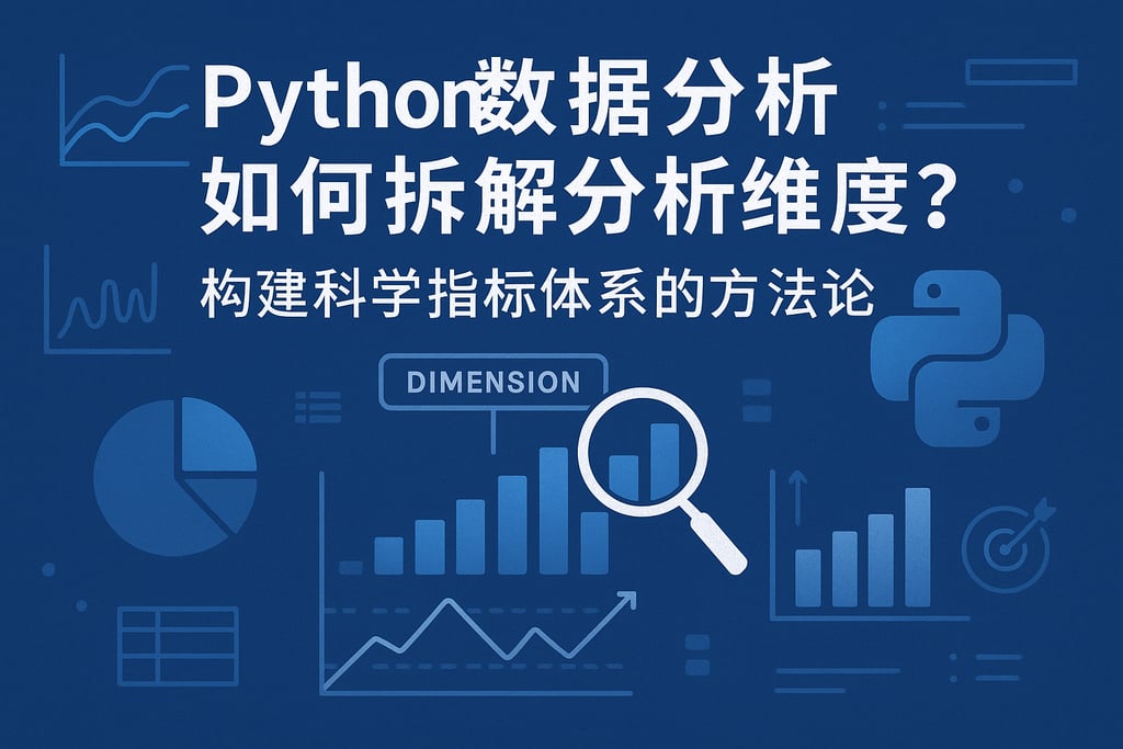 Python数据分析如何拆解分析维度？构建科学指标体系的方法论