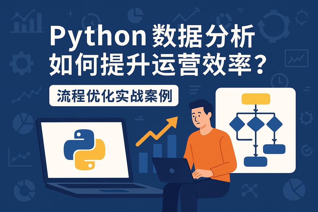 Python数据分析如何提升运营效率？流程优化实战案例