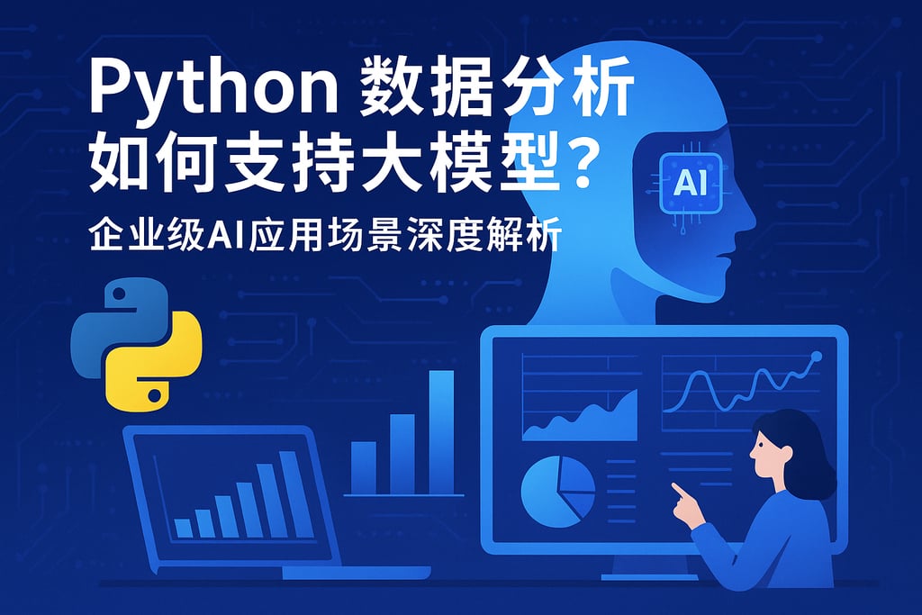 Python数据分析如何支持大模型？企业级AI应用场景深度解析