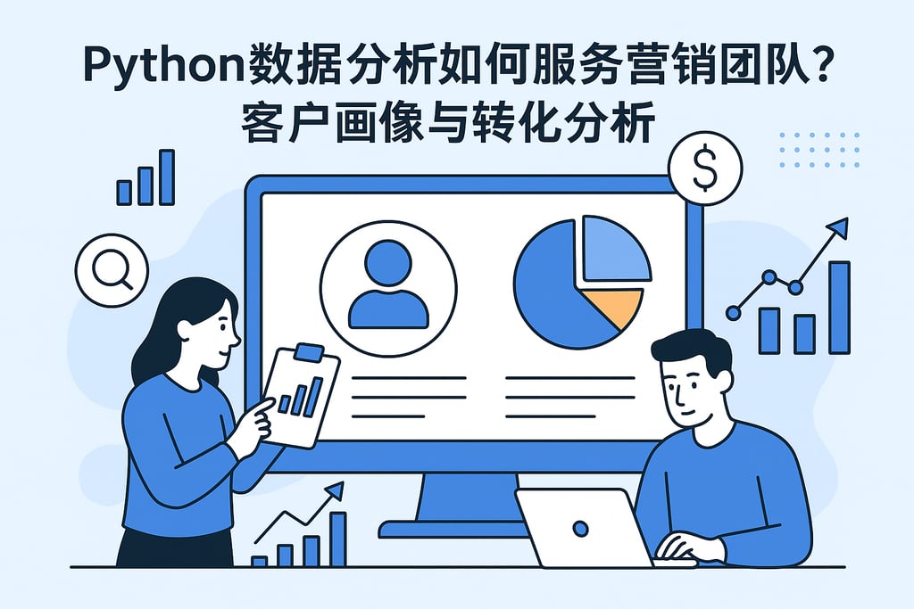 Python数据分析如何服务营销团队？客户画像与转化分析