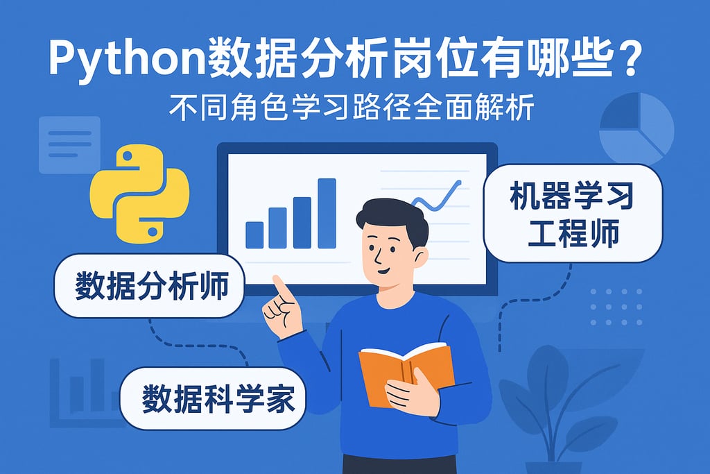 Python数据分析岗位有哪些？不同角色学习路径全面解析