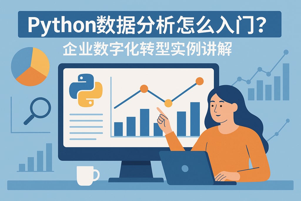 Python数据分析怎么入门？企业数字化转型实例讲解