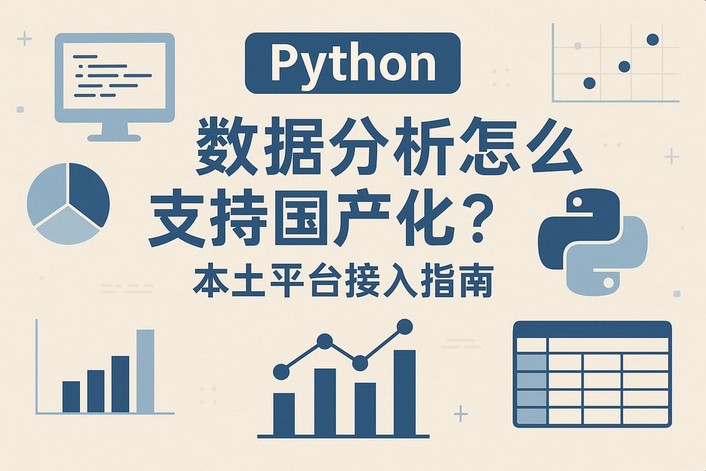 Python数据分析怎么支持国产化？本土平台接入指南