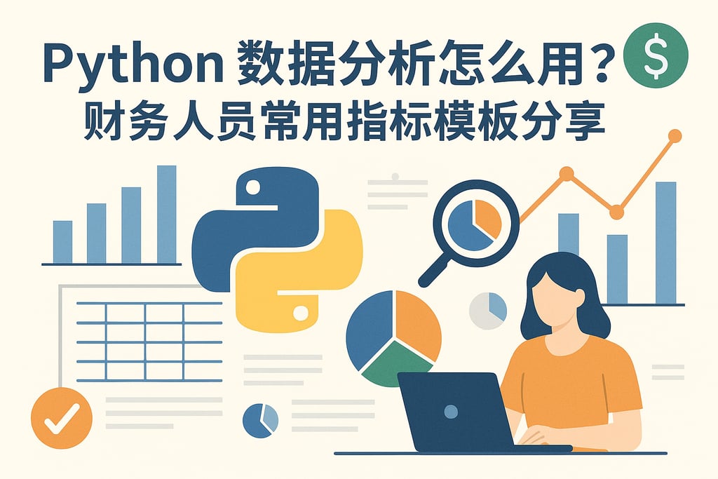 Python数据分析怎么用？财务人员常用指标模板分享