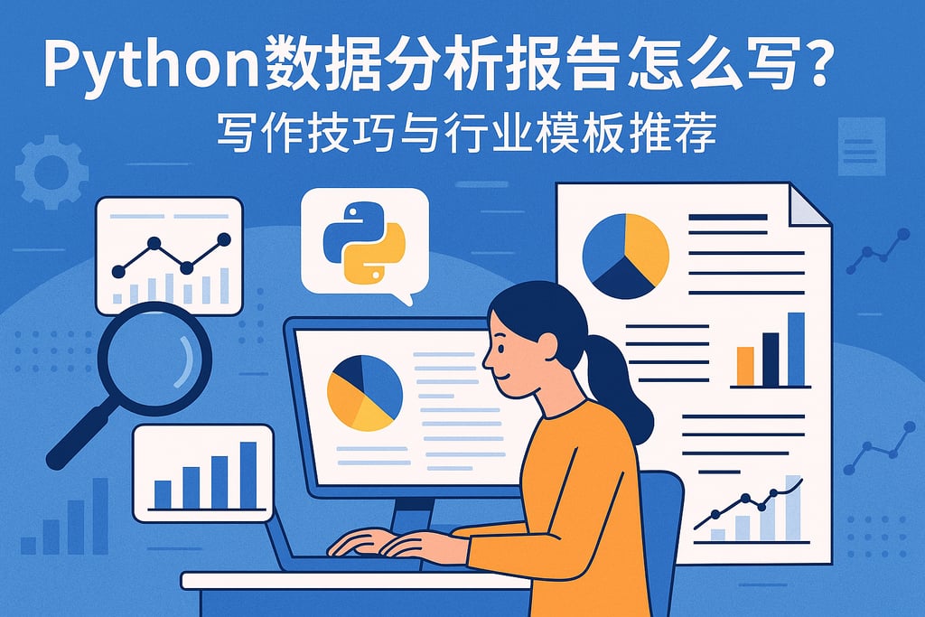 Python数据分析报告怎么写？写作技巧与行业模板推荐
