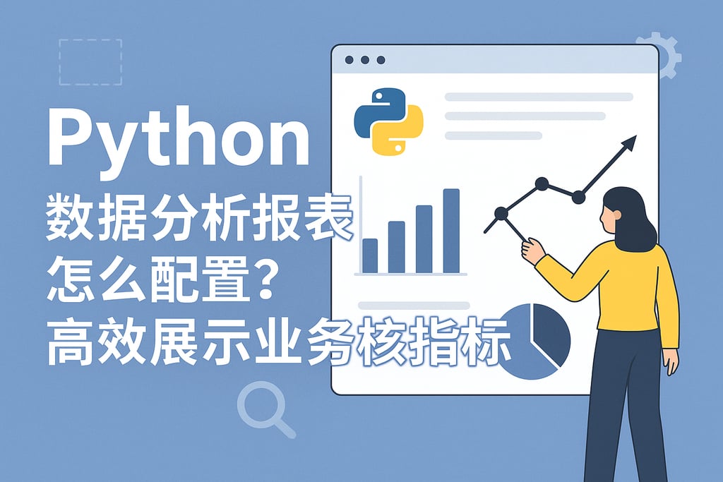 Python数据分析报表怎么配置？高效展示业务核心指标