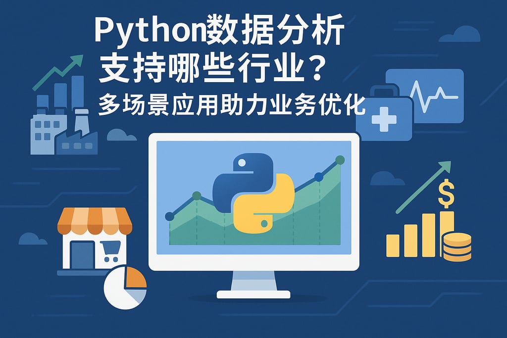 Python数据分析支持哪些行业？多场景应用助力业务优化