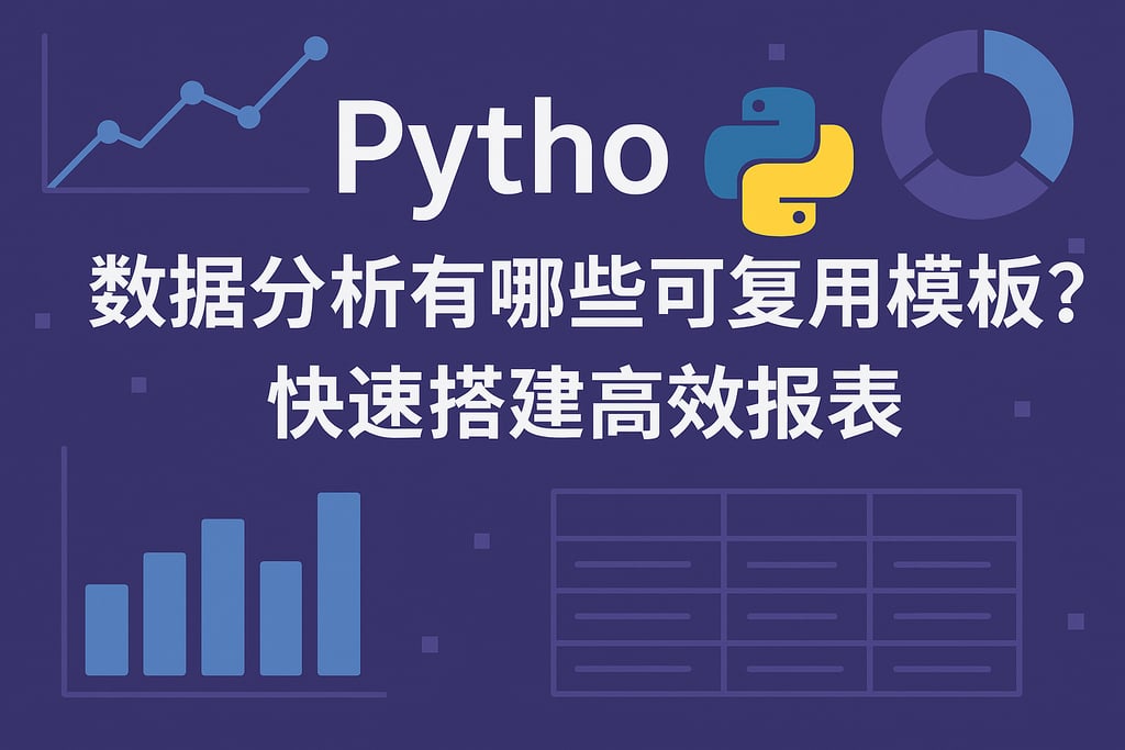 Python数据分析有哪些可复用模板？快速搭建高效报表