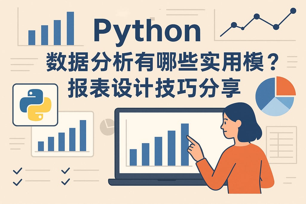 Python数据分析有哪些实用模板？报表设计技巧分享