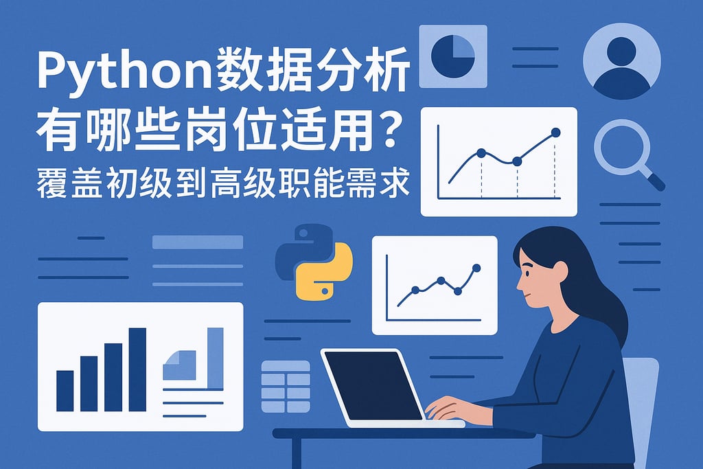 Python数据分析有哪些岗位适用？覆盖初级到高级职能需求
